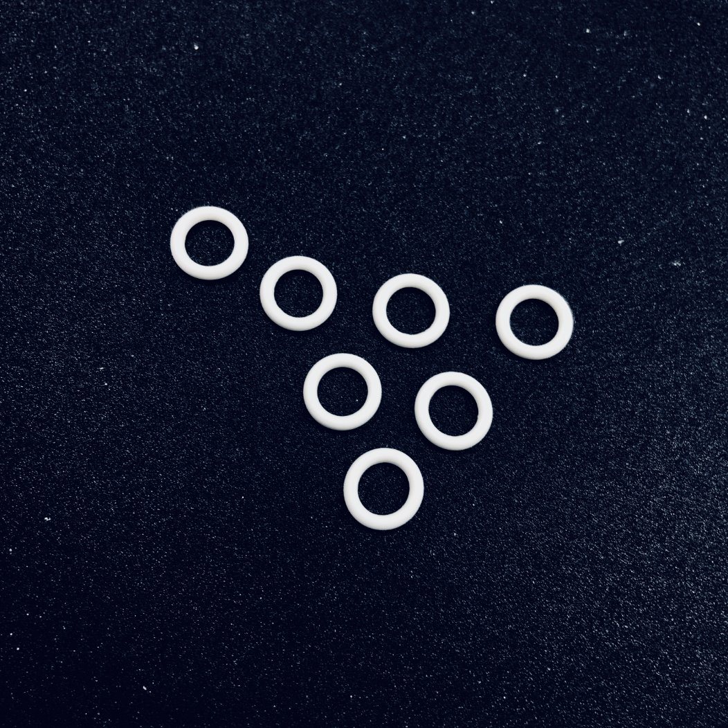 Manufacturer Custom Molded NBR FKM Silicone PU Polyamide White O Ring